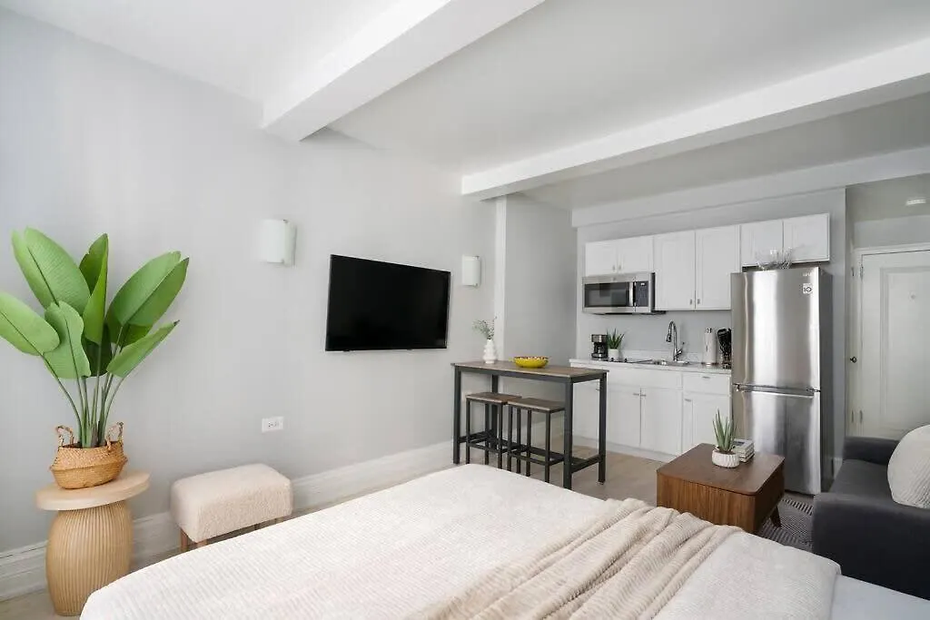 Apartmán 73-705N Luxury Elv Bldg 24H Dm Gym Studio New York